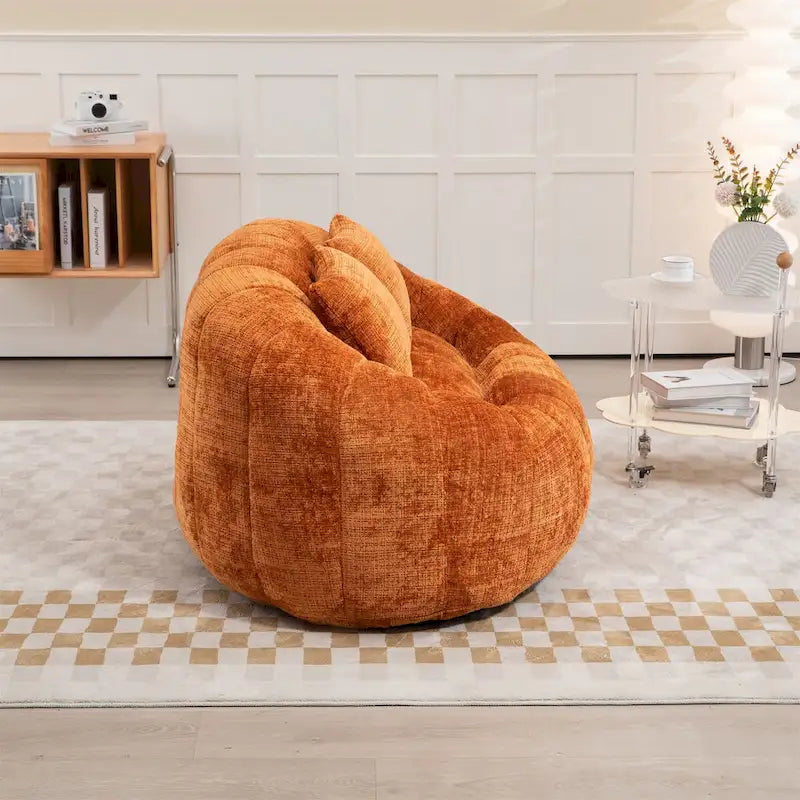 Sitzsack-Sessel aus Chenille, lässiges Sofa
