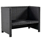 Spa Surround Spa-frame, vierkante modulaire loungeset voor buiten van rotan