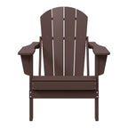 Polytrends Laguna Adirondack-Klappstuhl für die Terrasse, lichtecht und wetterbeständig